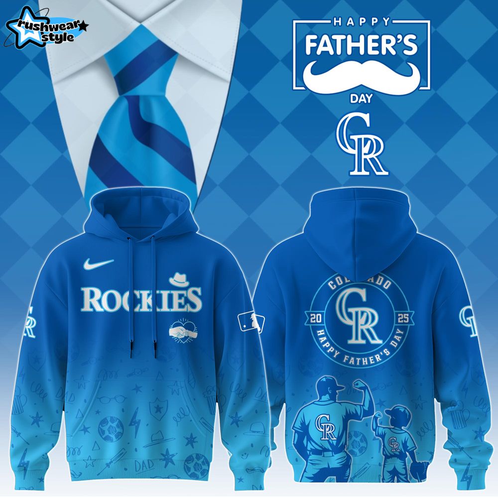 Colorado Rockies Special Father’s Day Limited Edition Hoodie Colorado Rockies Special Father’s Day Limited Edition Hoodie