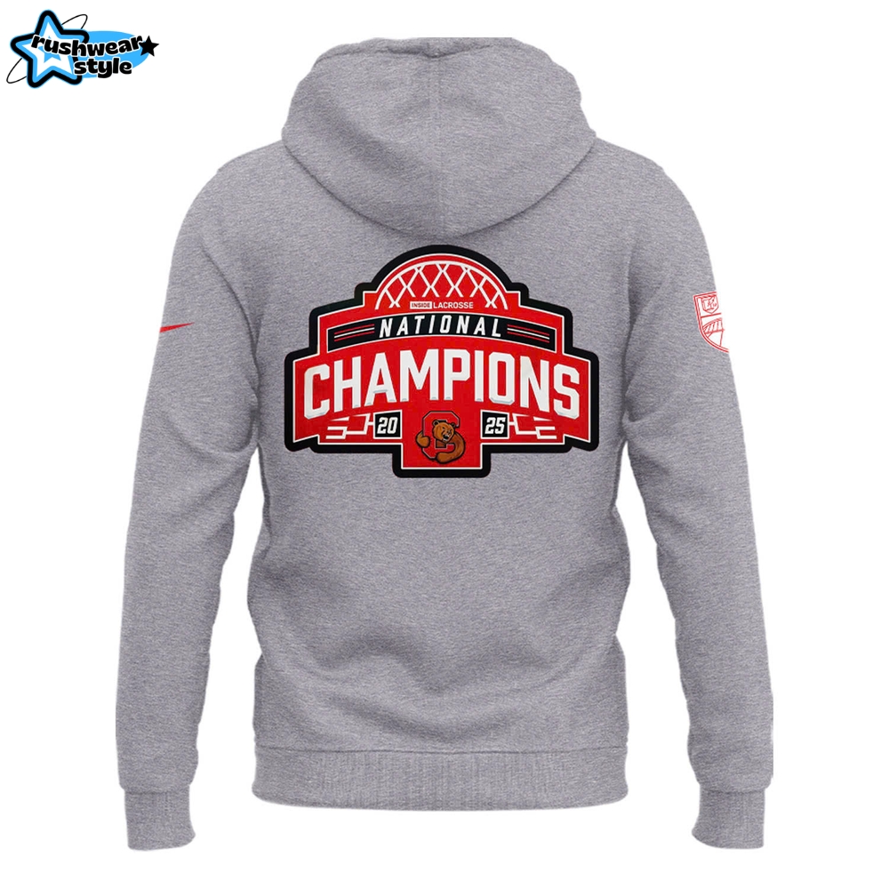 Cornell Big Red 2025 National Champions Division I Lacrosse Hoodie Cornell Big Red 2025 National Champions Division I Lacrosse Hoodie