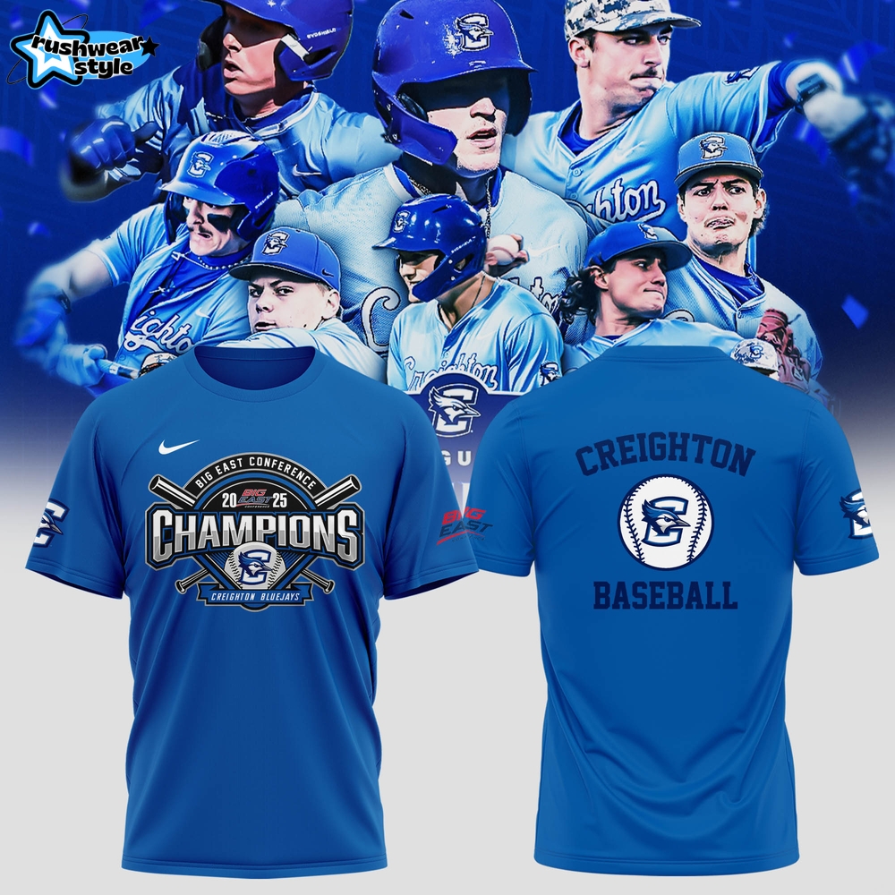 Creighton Bluejays BIG EAST Conference Champions 2025 Special Tee Creighton Bluejays BIG EAST Conference Champions 2025 Special Tee