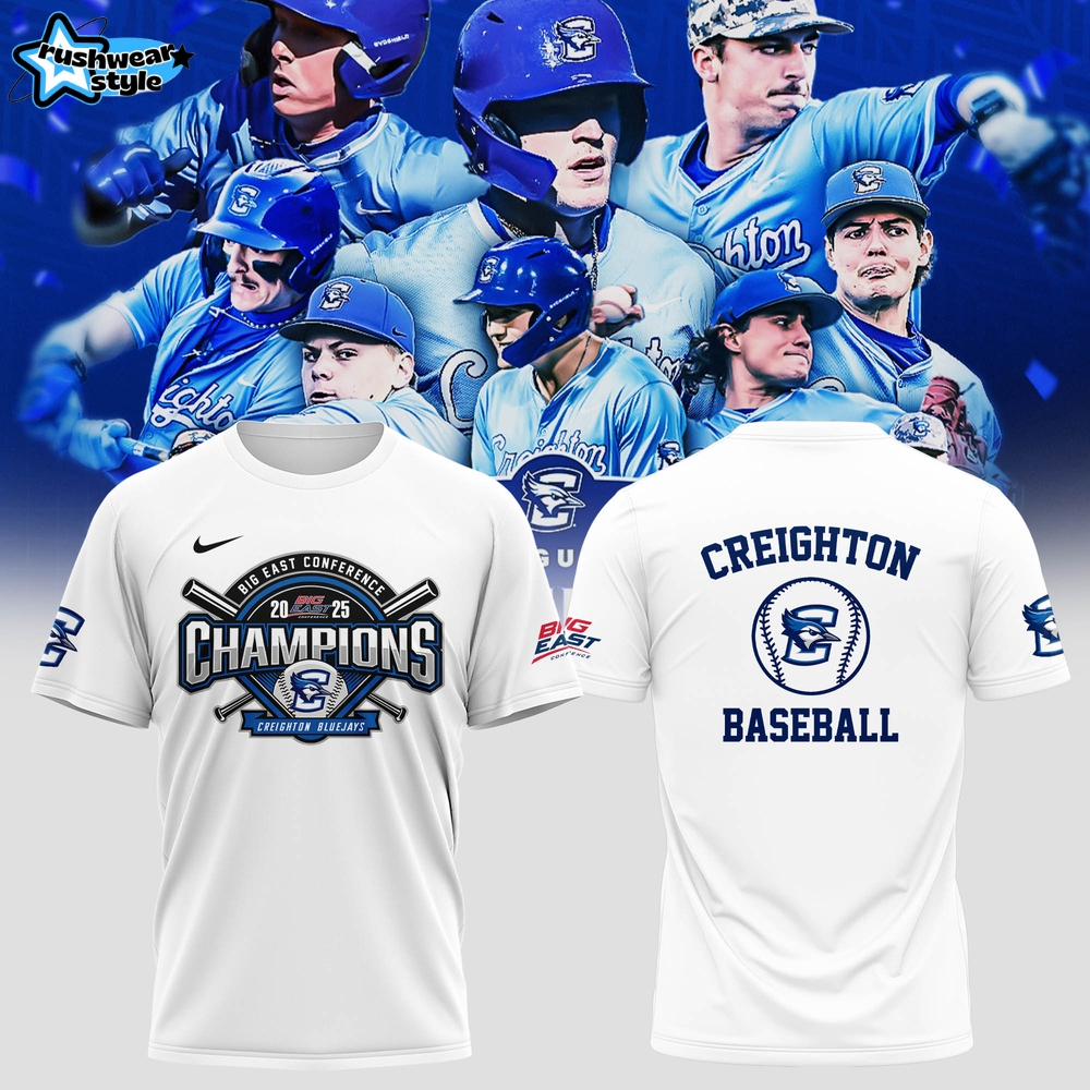 Creighton Bluejays BIG EAST Conference Champions 2025 Special Tee Creighton Bluejays BIG EAST Conference Champions 2025 Special Tee