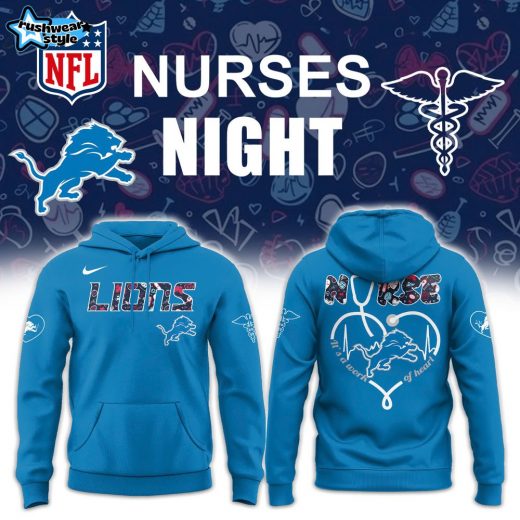 Detroit Lions Nurses Appreciation Special Hoodie
