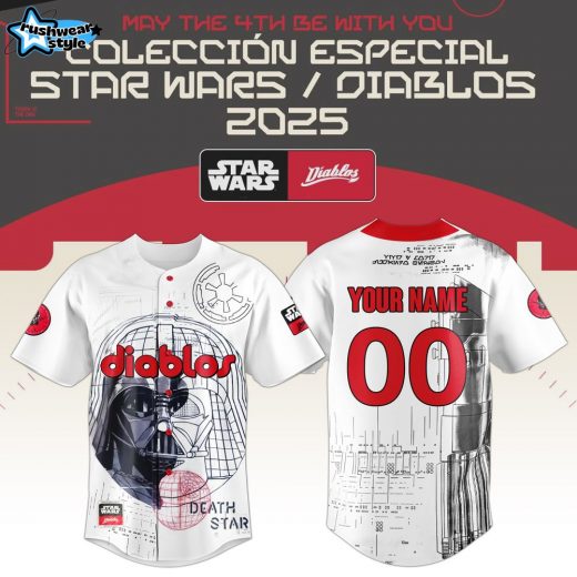 Diablos Rojos Del Mexico X Star War Night 2025 Special Baseball Jersey