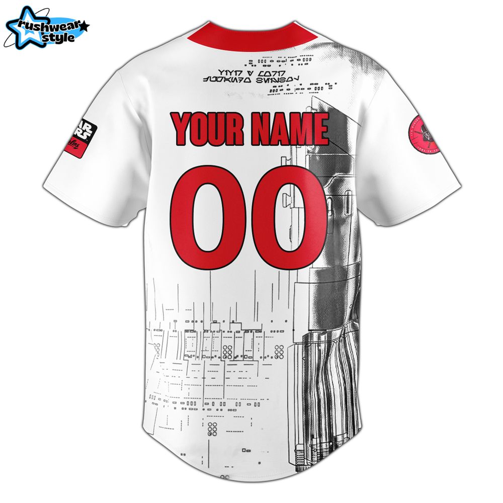 Diablos Rojos Del Mexico X Star War Night 2025 Special Baseball Jersey Diablos Rojos Del Mexico X Star War Night 2025 Special Baseball Jersey