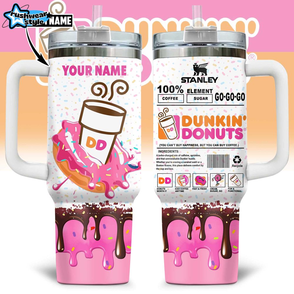 Dunkin' Donuts 2025 Custom Name Stanley Tumbler Dunkin' Donuts 2025 Custom Name Stanley Tumbler