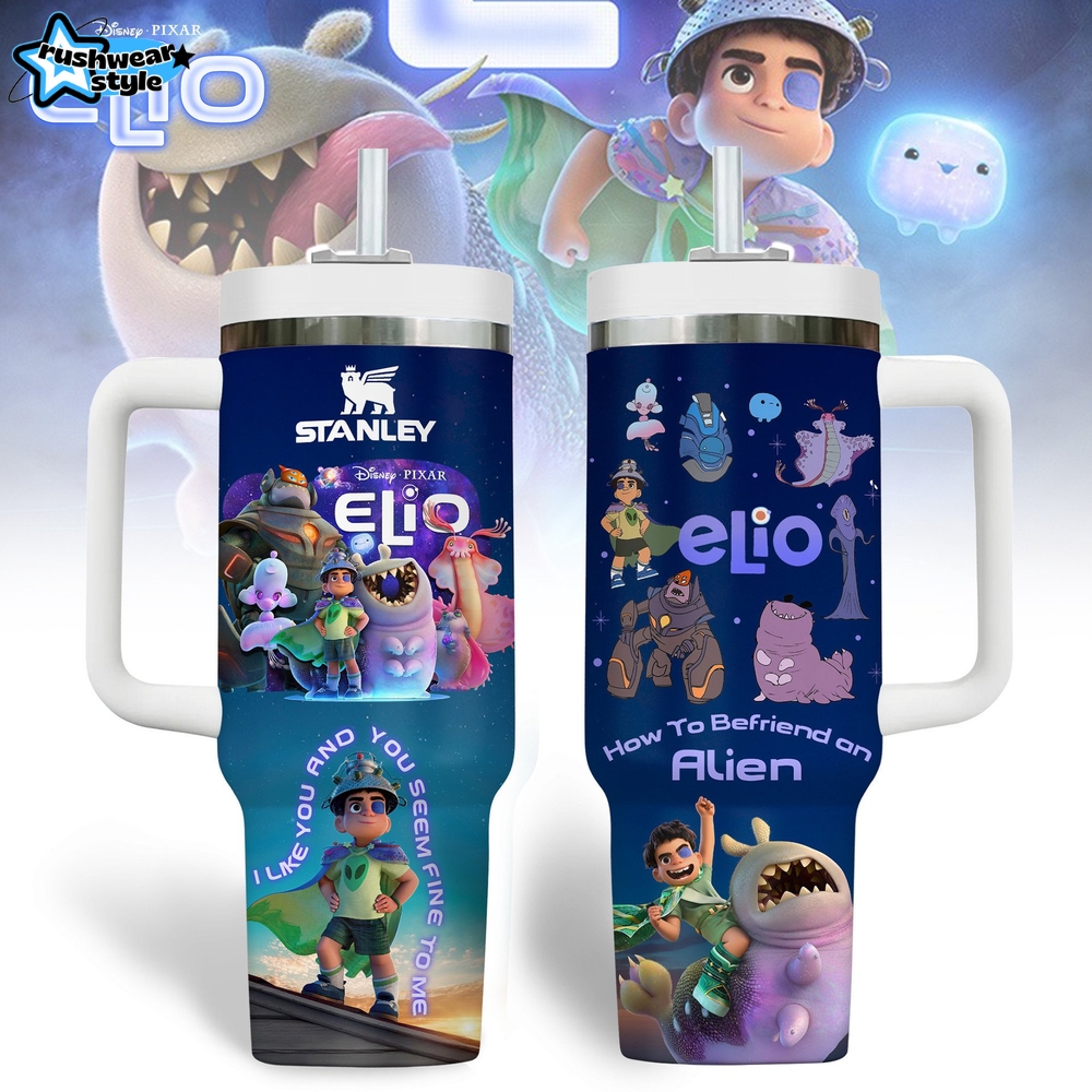 Elio Disney Movie 2025 How To Befriend an Alien Stanley Tumbler Elio Disney Movie 2025 How To Befriend an Alien Stanley Tumbler