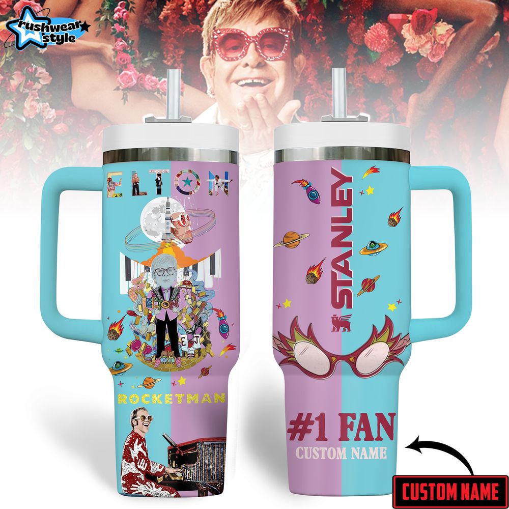 Elton John Rocket Man Gift For Fans 2025 Stanley Tumbler Elton John Rocket Man Gift For Fans 2025 Stanley Tumbler