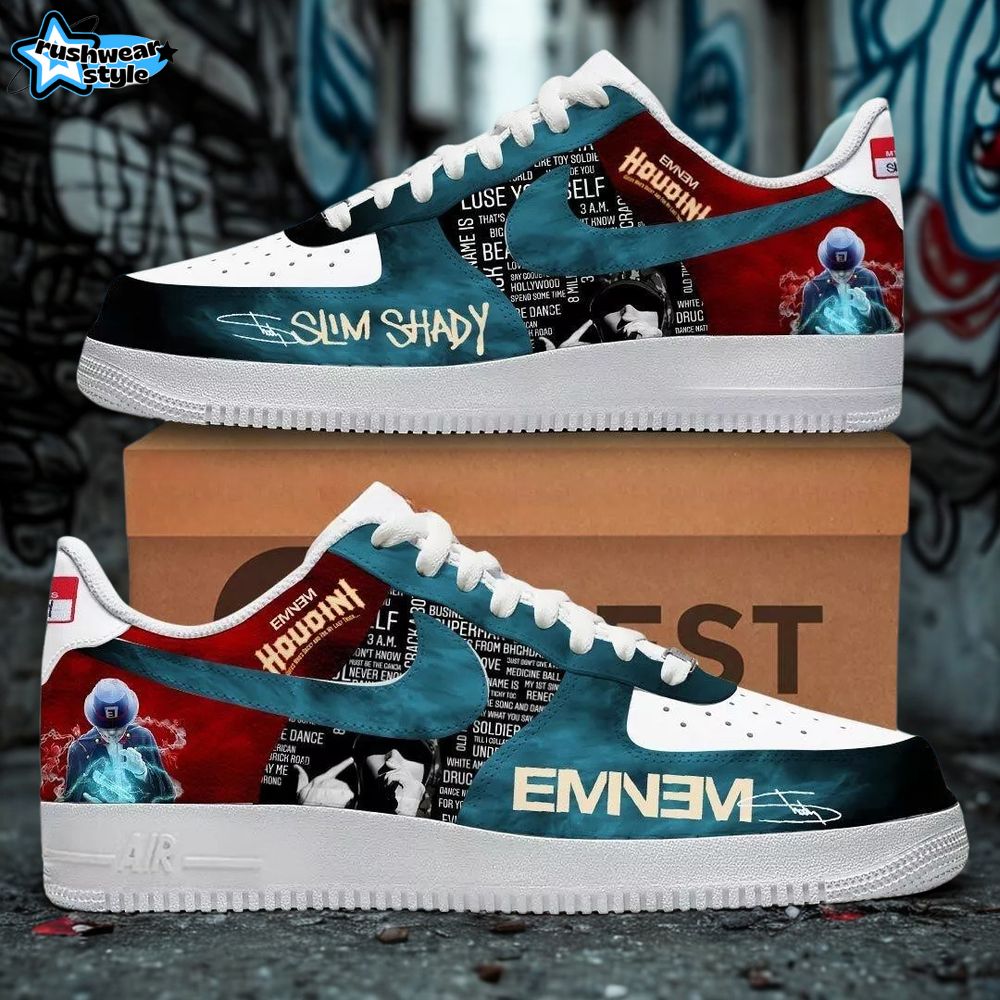 Eminem Nike Air Force 1 Sneaker Limited Edition Design Eminem Nike Air Force 1 Sneaker Limited Edition Design
