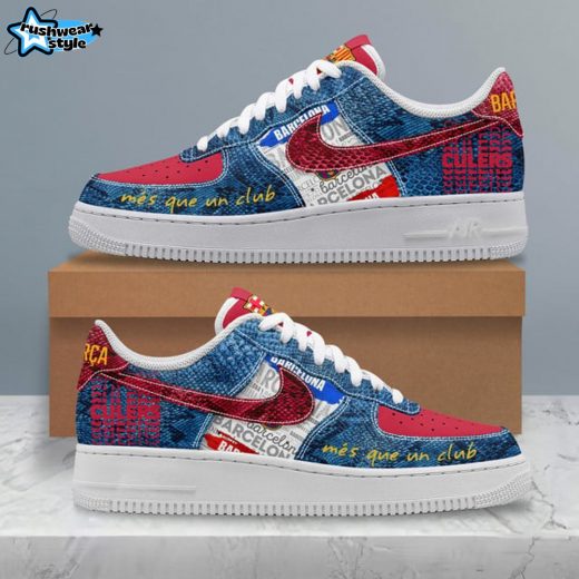 FC Barcelona MÃÂS QUE UN CLUB Nike Air Force 1