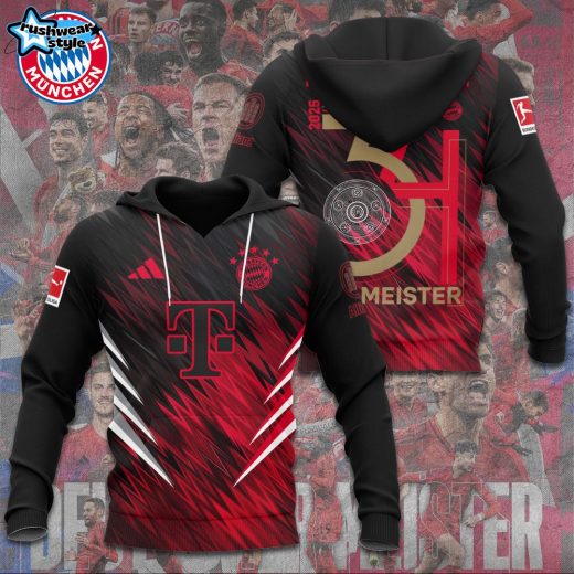 Fc Bayern Mãâ¼nchen Deutscher Meister 2025 Special Hoodie