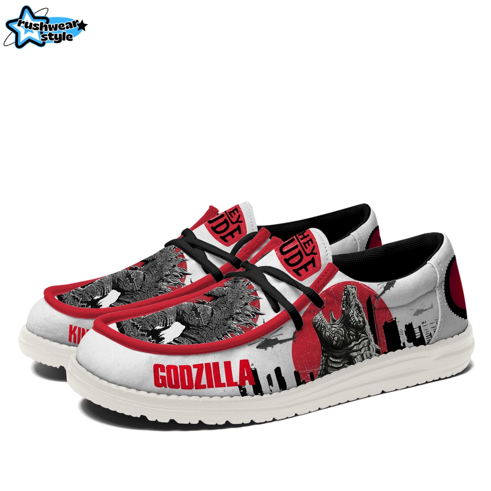 Godzilla "KING OF THE MONSTERS" Hey Dude Shoes Godzilla "KING OF THE MONSTERS" Hey Dude Shoes