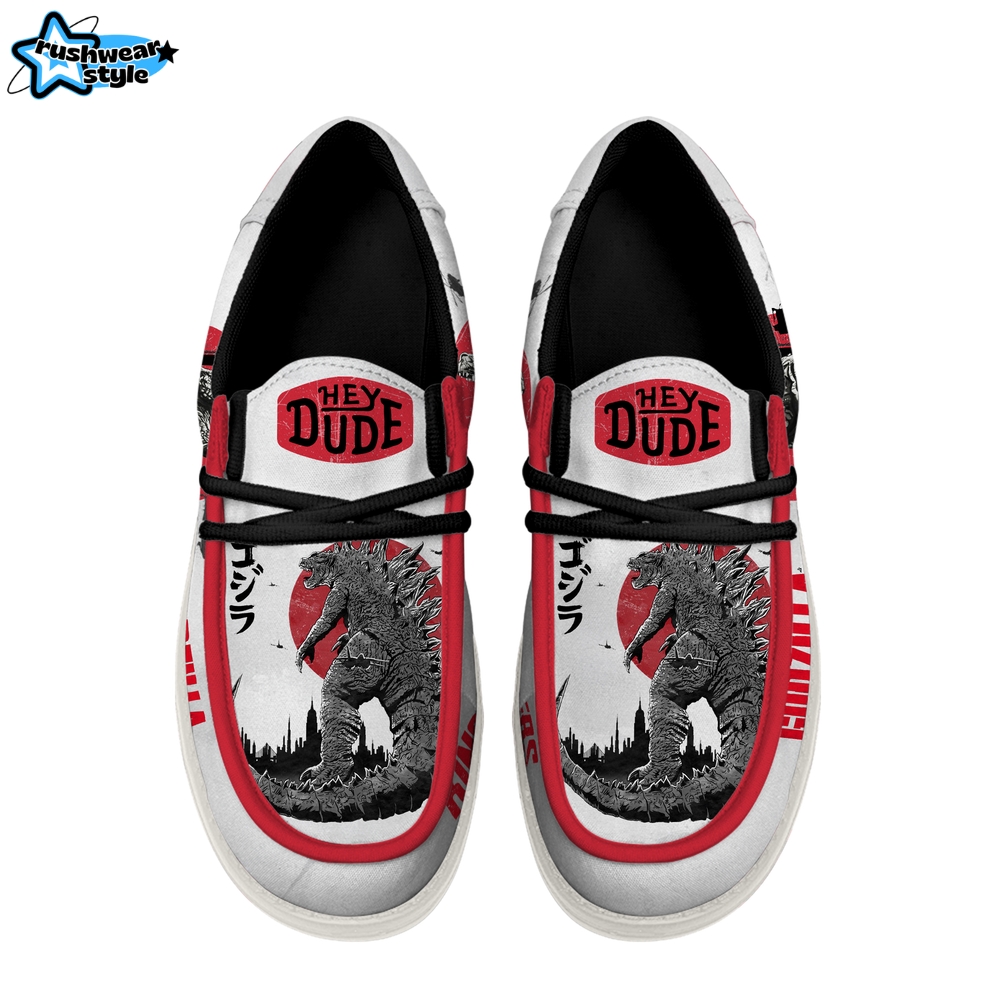 Godzilla "KING OF THE MONSTERS" Hey Dude Shoes Godzilla "KING OF THE MONSTERS" Hey Dude Shoes
