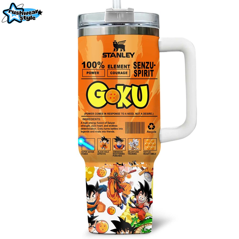 Goku Dragon Ball Senzu-Spirit 40oz Stanley Tumbler Goku Dragon Ball Senzu-Spirit 40oz Stanley Tumbler