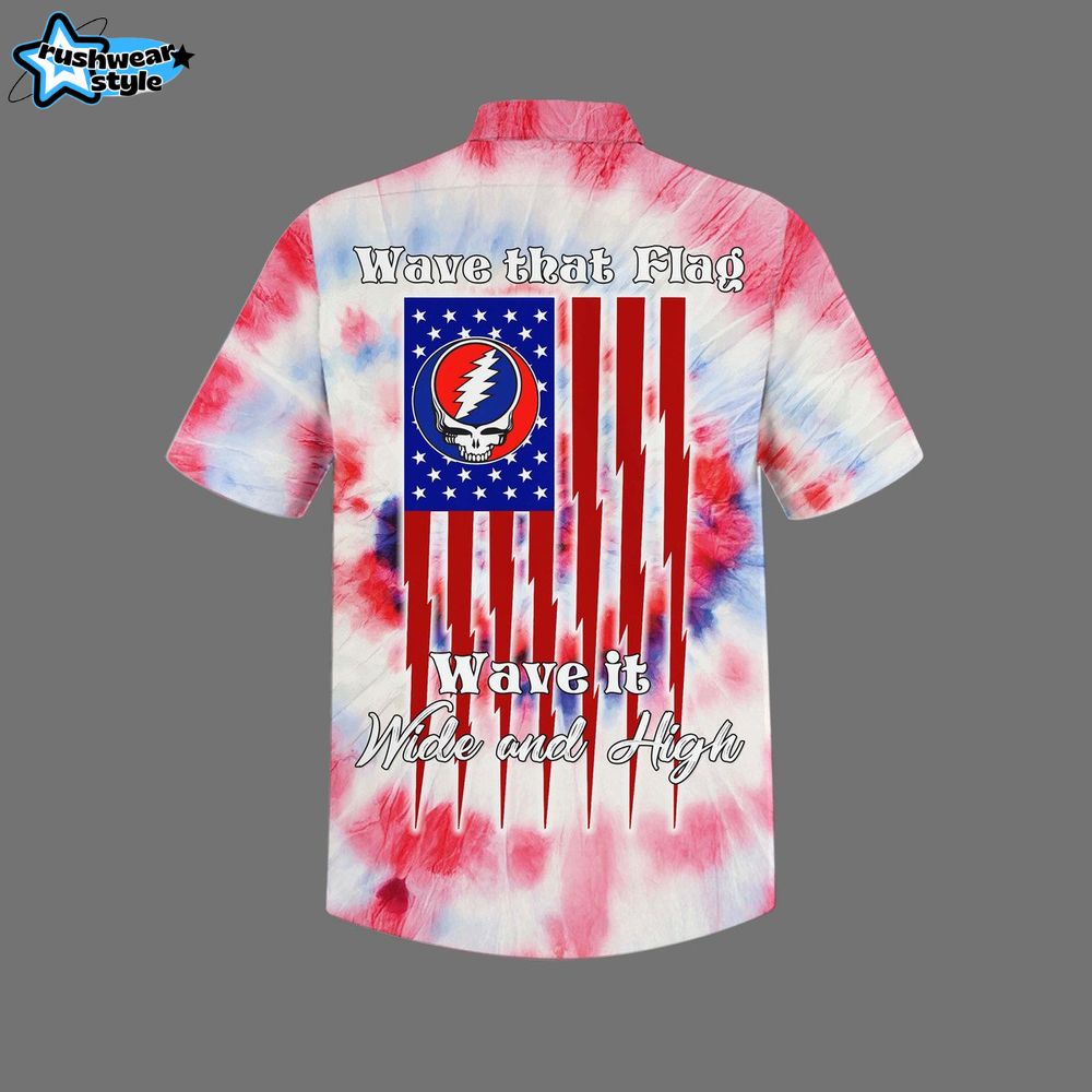 Grateful Dead Happy Independence Day Special Hawaiian Shirt Grateful Dead Happy Independence Day Special Hawaiian Shirt
