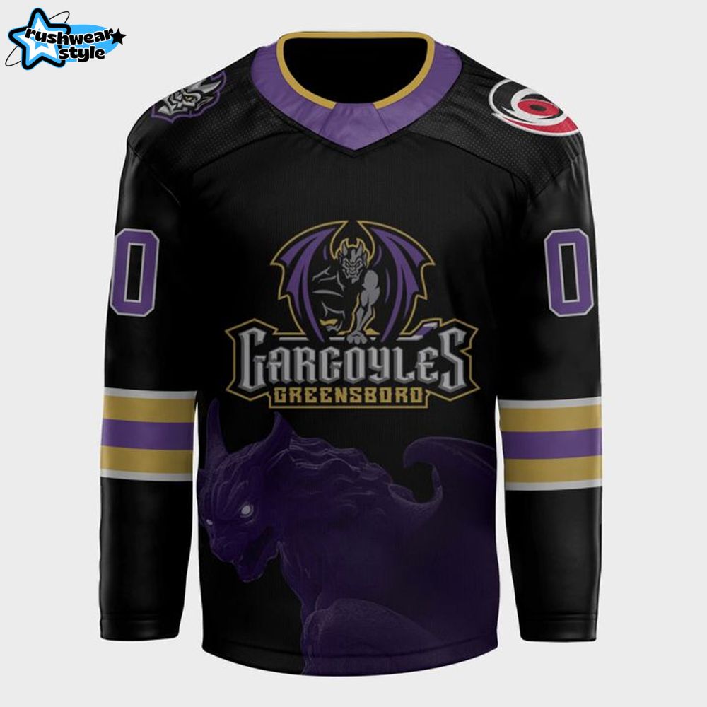 Greensboro Gargoyles 2025 New Edition Hockey Jersey Greensboro Gargoyles 2025 New Edition Hockey Jersey
