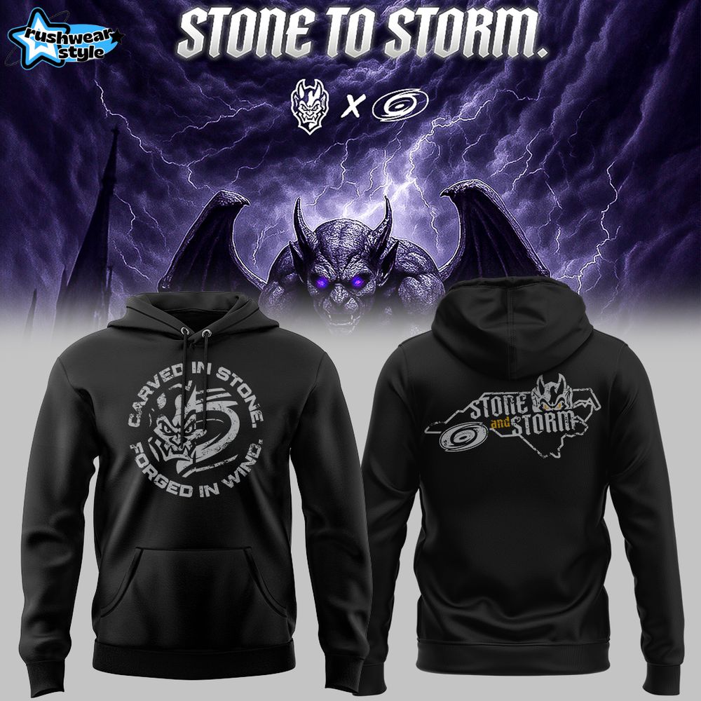 Greensboro Gargoyles Stone to Storm Black Special Hoodie Greensboro Gargoyles Stone to Storm Black Special Hoodie