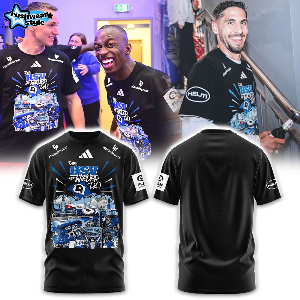 Hamburger SV âÂÂAufstieg 24/25â Special Black Tee Hamburger SV âÂÂAufstieg 24/25â Special Black Tee