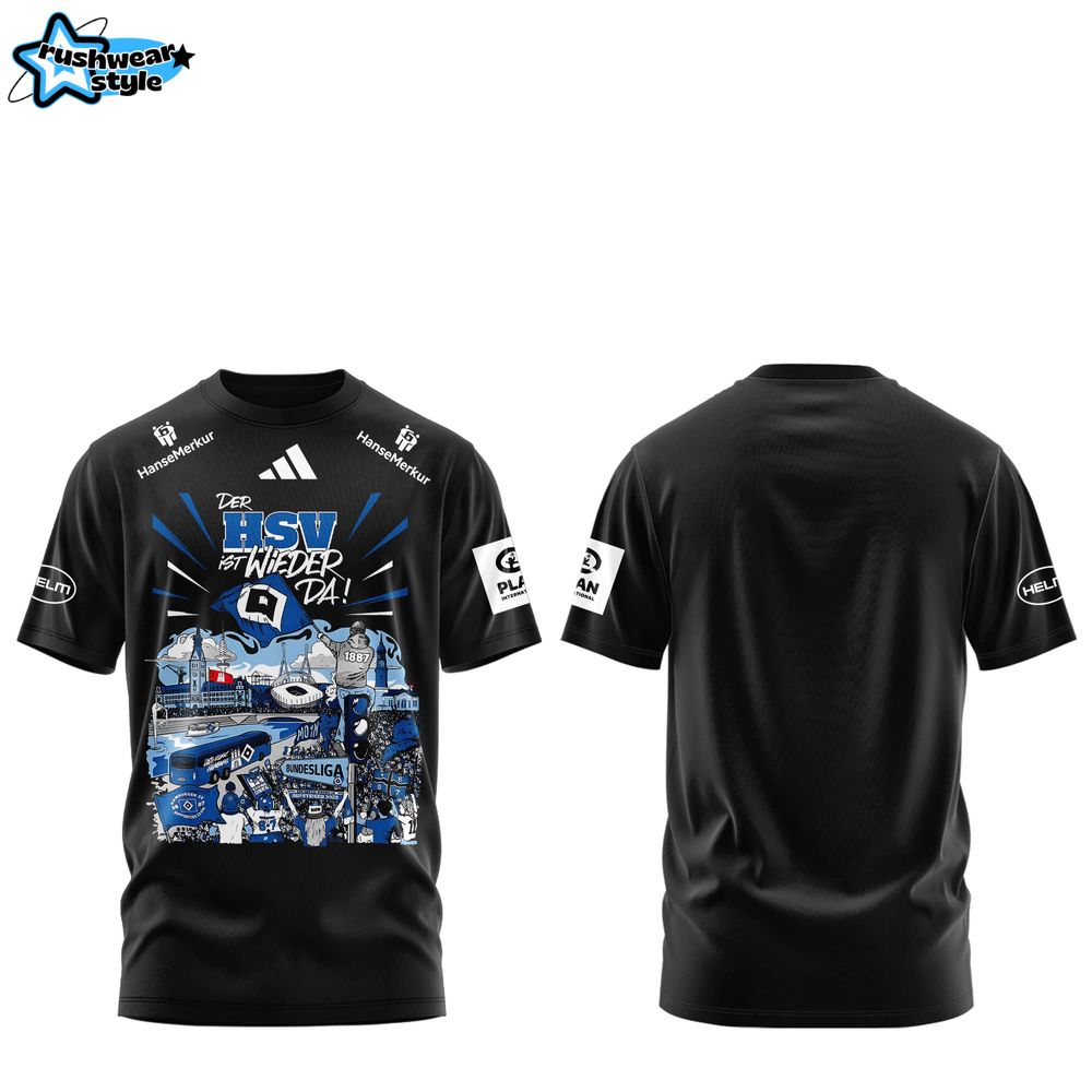 Hamburger SV âÂÂAufstieg 24/25â Special Black Tee Hamburger SV âÂÂAufstieg 24/25â Special Black Tee