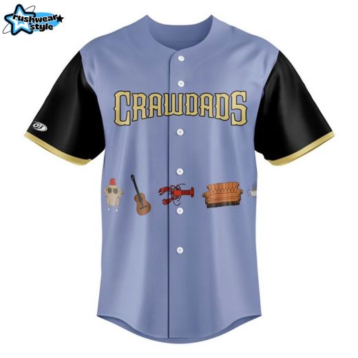 Hickory Crawdads Baseball x Friends Day Night 2025 Jersey