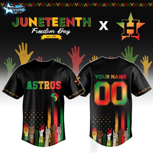 Houston Astros x Juneteenth Freedom Day 2025 Jersey