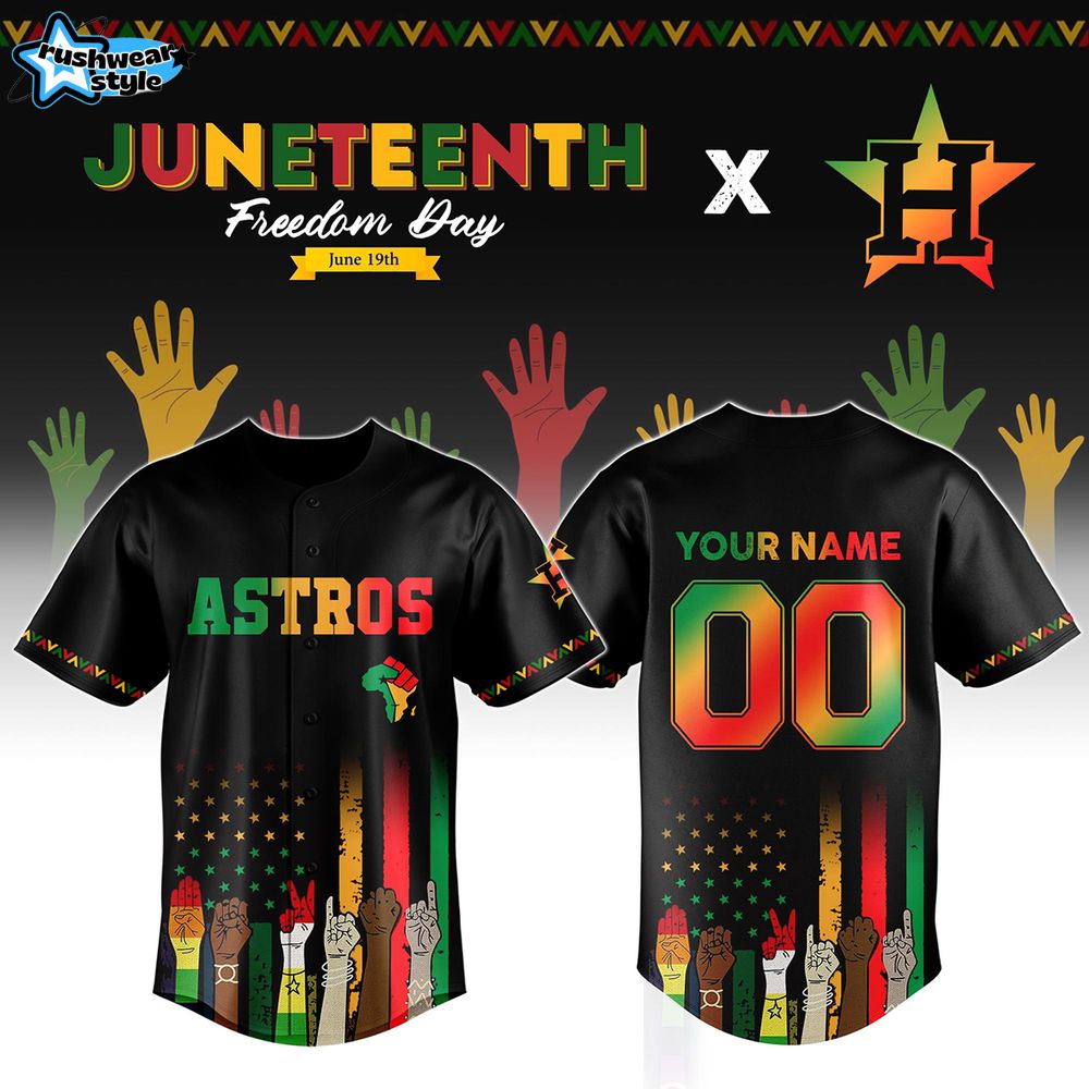 Houston Astros x Juneteenth Freedom Day 2025 Jersey Houston Astros x Juneteenth Freedom Day 2025 Jersey