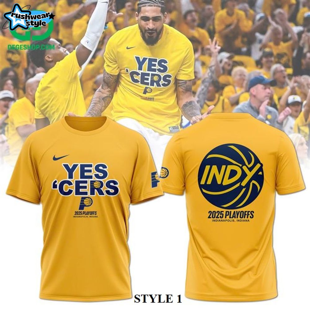Indiana Pacers Yes Cers 2025 Playoffs Special Tee Indiana Pacers Yes Cers 2025 Playoffs Special Tee