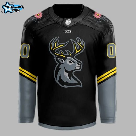 Iowa Heartlanders 2025 Kelly Cup Playoffs Special Black Hockey Jersey