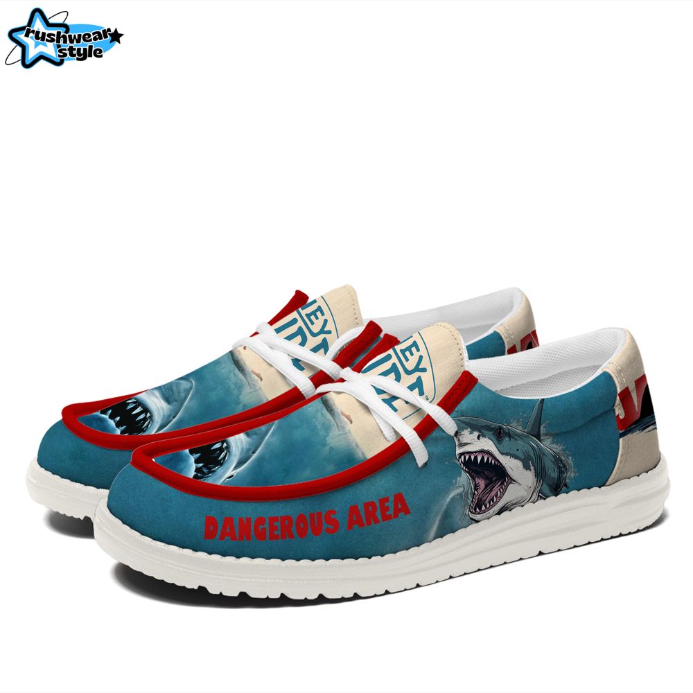 Jaws "50TH ANNIVERSARY" New 2025 Hey Dude Shoes Jaws "50TH ANNIVERSARY" New 2025 Hey Dude Shoes
