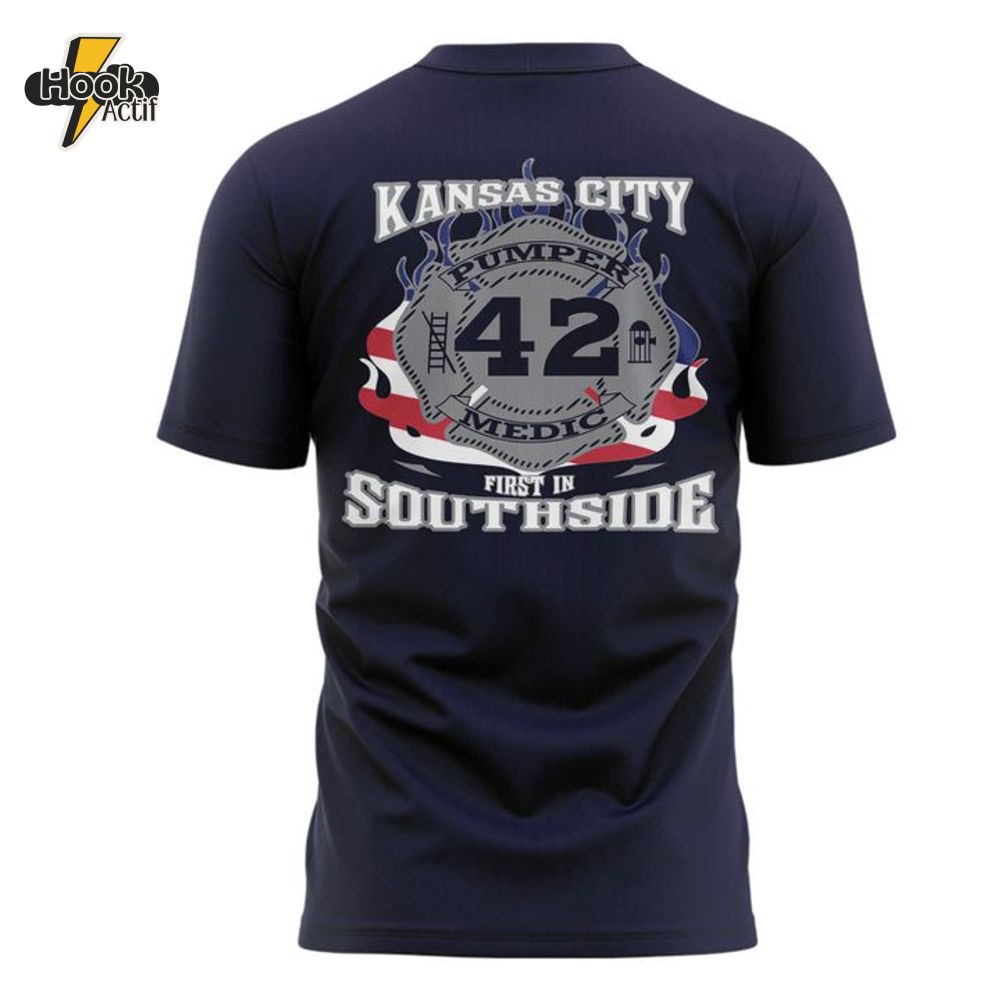Kansas City Royals X KCFD Station 42 Tee Kansas City Royals X KCFD Station 42 Tee