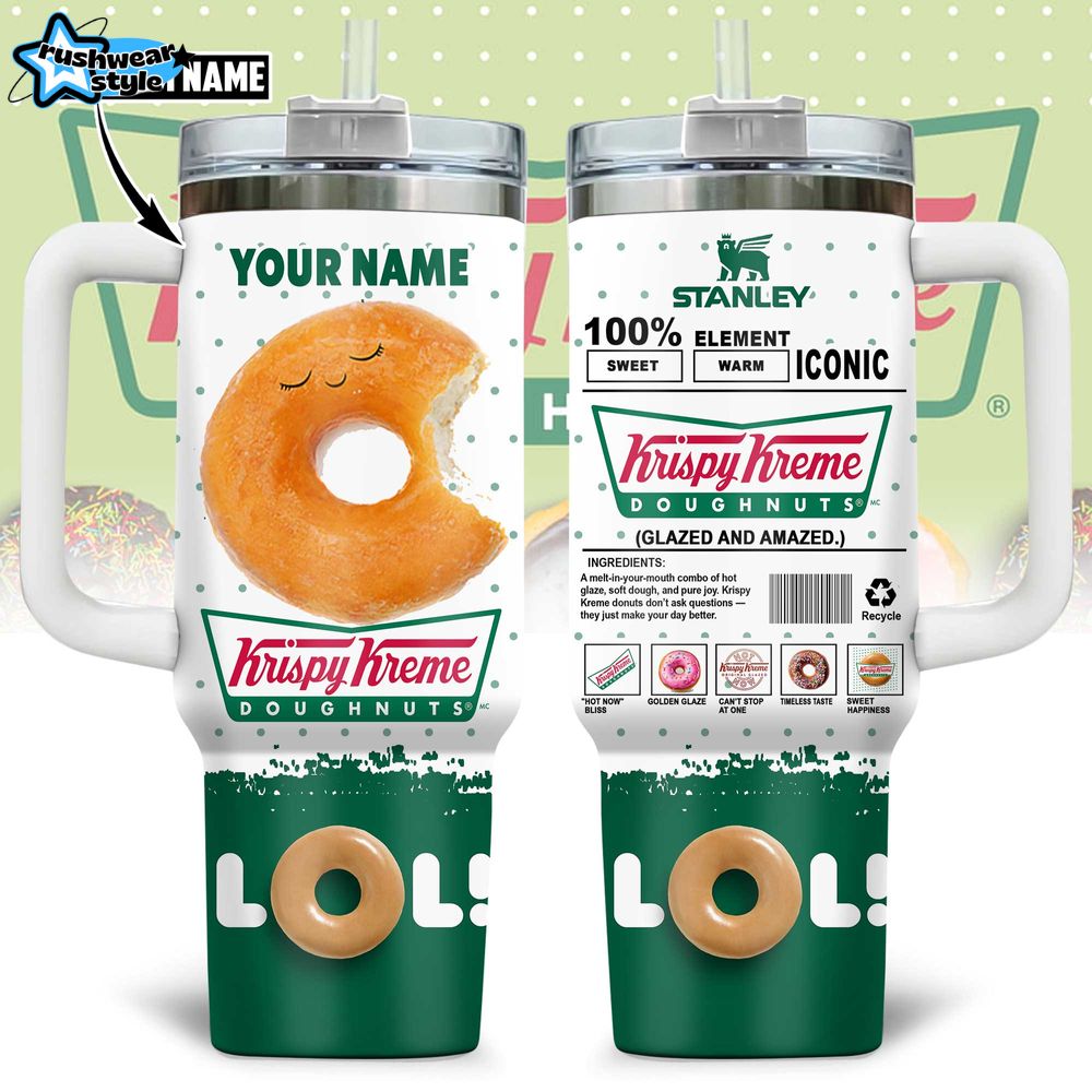 Krispy Kreme Doughnuts 2025 Custom Name Stanley Tumbler Krispy Kreme Doughnuts 2025 Custom Name Stanley Tumbler