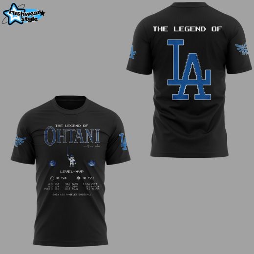 LA Dodgers x The Legend of Ohtani 2025 Black Tee