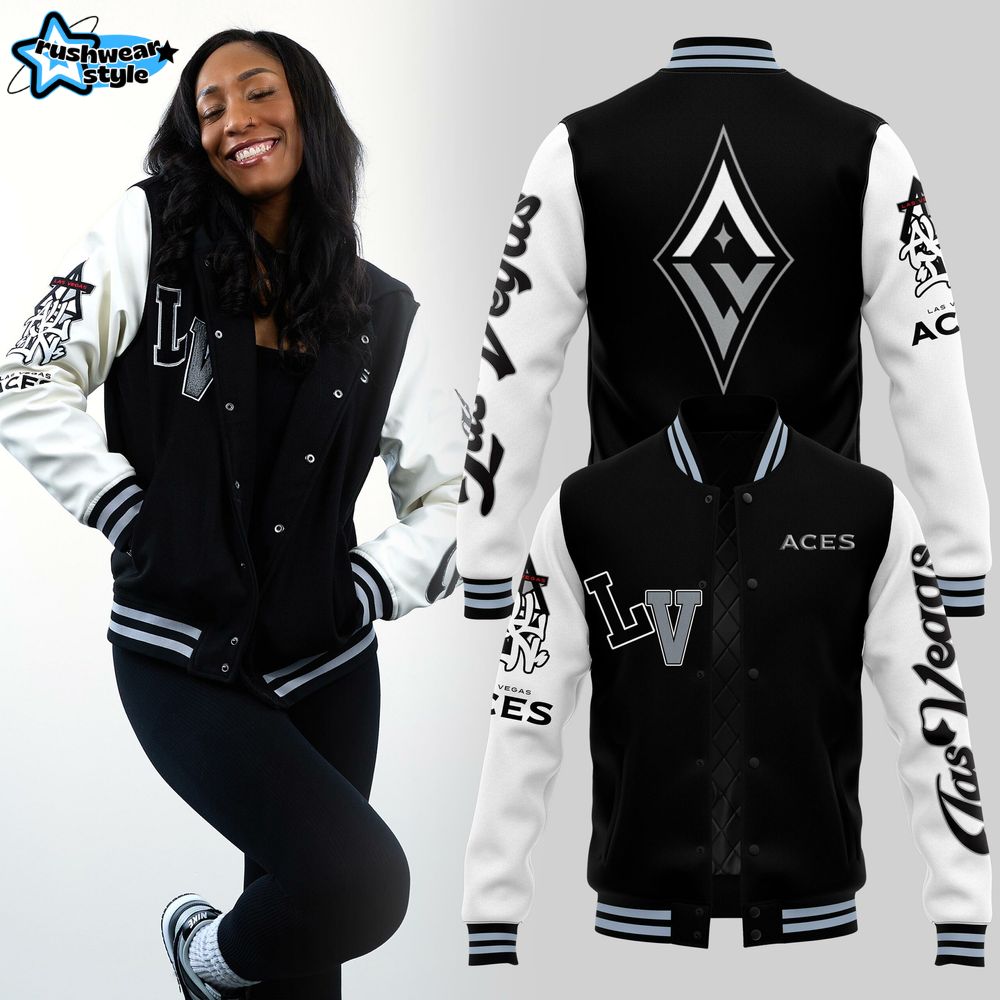 Las Vegas Aces New 2025 Special Edition Baseball Jacket Las Vegas Aces New 2025 Special Edition Baseball Jacket