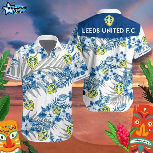 Leeds United Fc Aloha Hawaiian Shirt