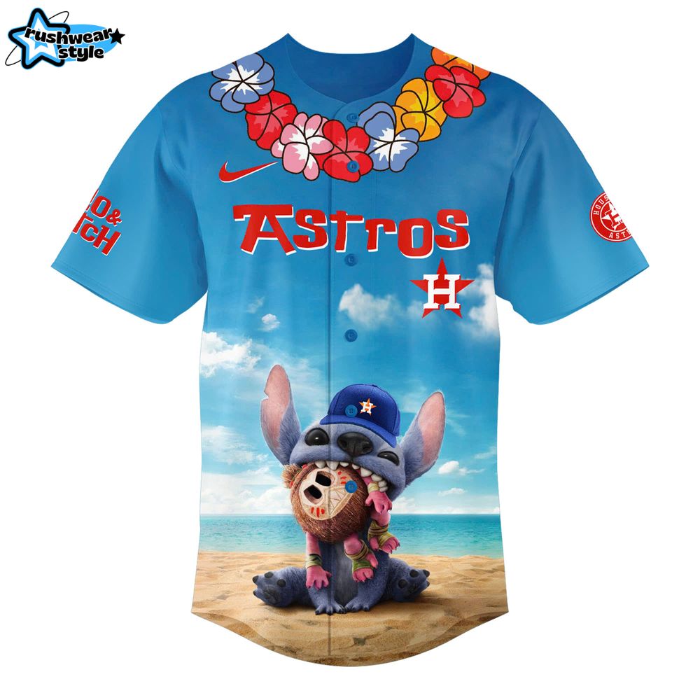 Lilo & Stitch Houston Astros Special Edition 2025 Baseball Jersey Lilo & Stitch Houston Astros Special Edition 2025 Baseball Jersey