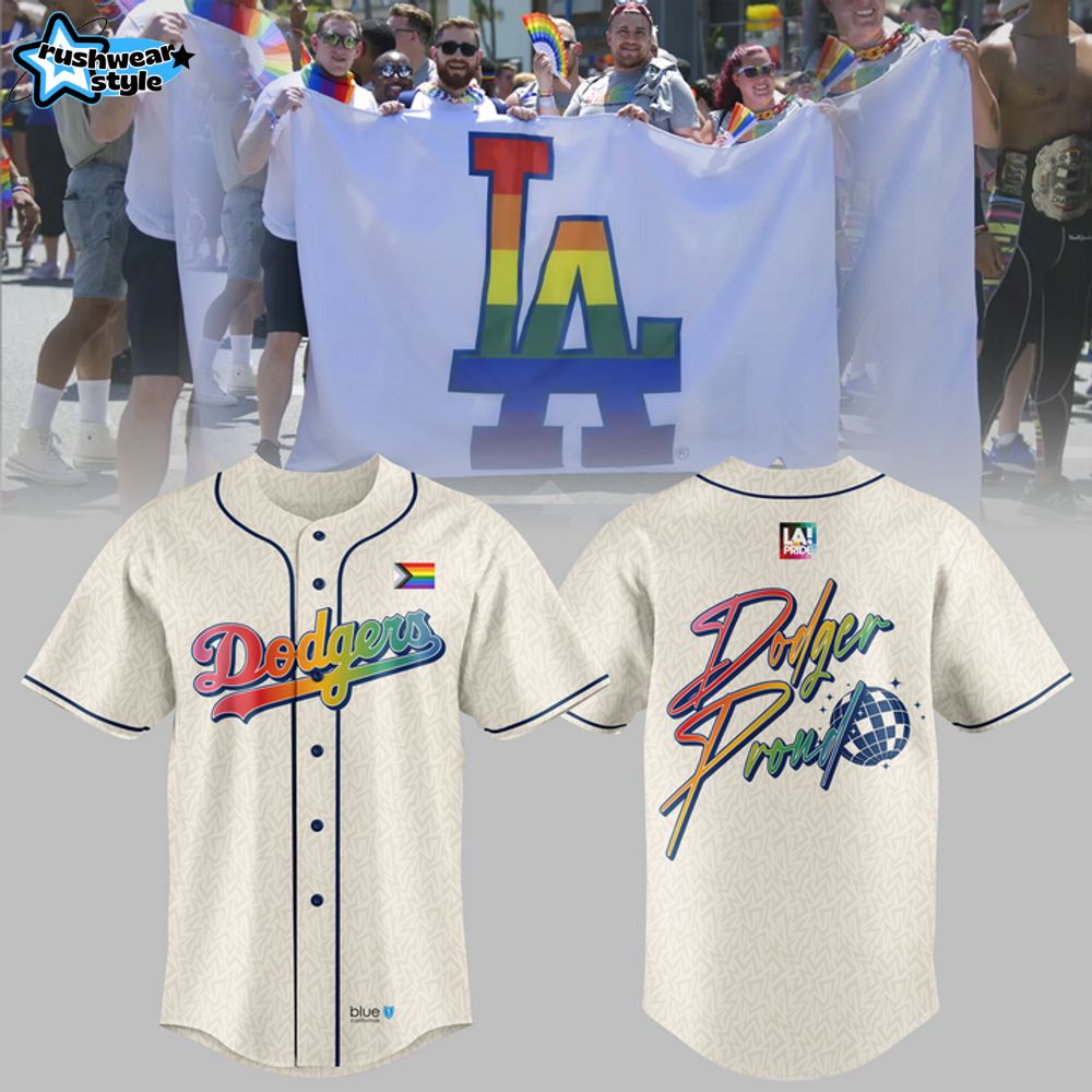 Los Angeles Dodgers Pride Night 2025 Baseball Jersey Los Angeles Dodgers Pride Night 2025 Baseball Jersey