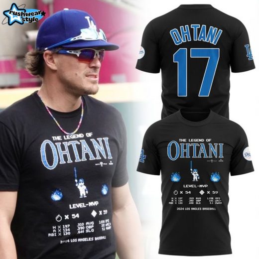 Los Angeles Dodgers The Legend of Ohtani Level MVP Tee