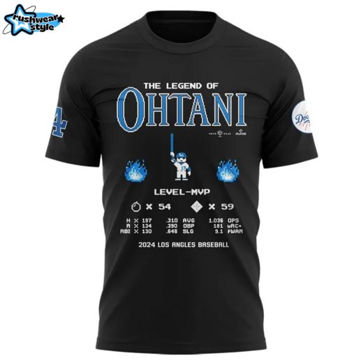 Los Angeles Dodgers The Legend of Ohtani Level MVP Tee