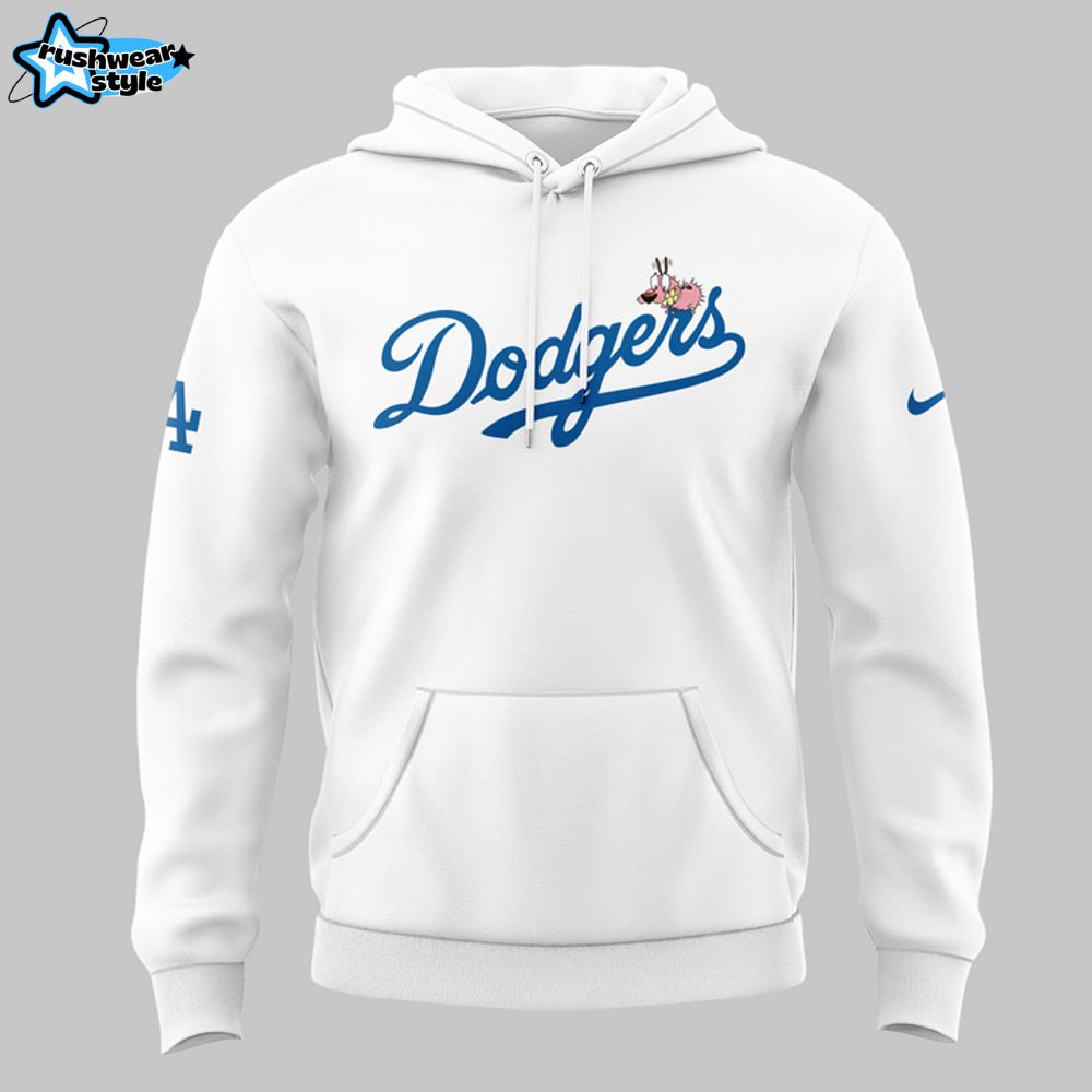 Los Angeles Dodgers X Courage Dog Hoodie Los Angeles Dodgers X Courage Dog Hoodie