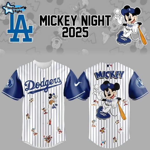 Los Angeles Dodgers X Mickey Mouse 2025 Baseball Jersey