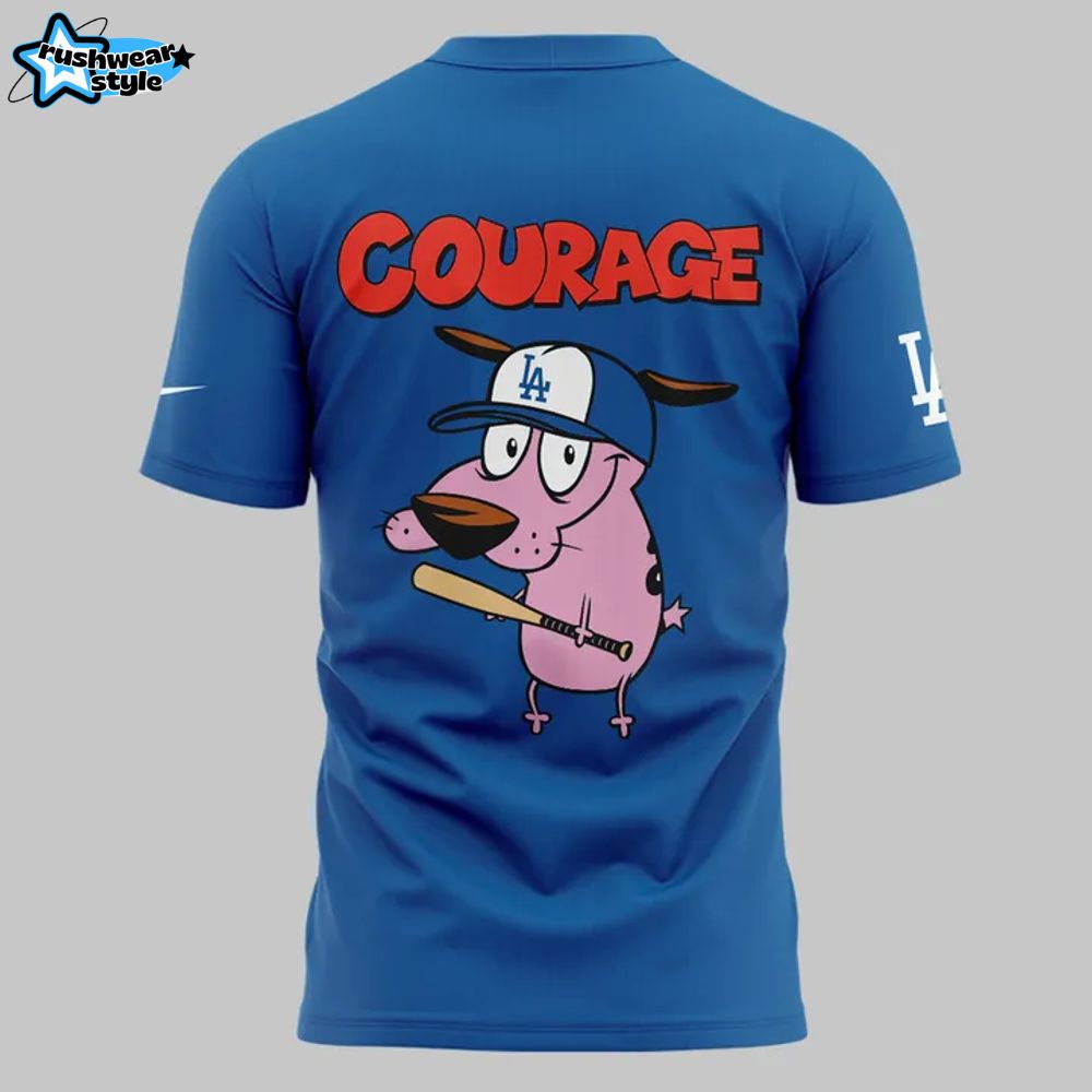 Los Angeles Dodgers x Courage Dog 2025 T-shirt Los Angeles Dodgers x Courage Dog 2025 T-shirt