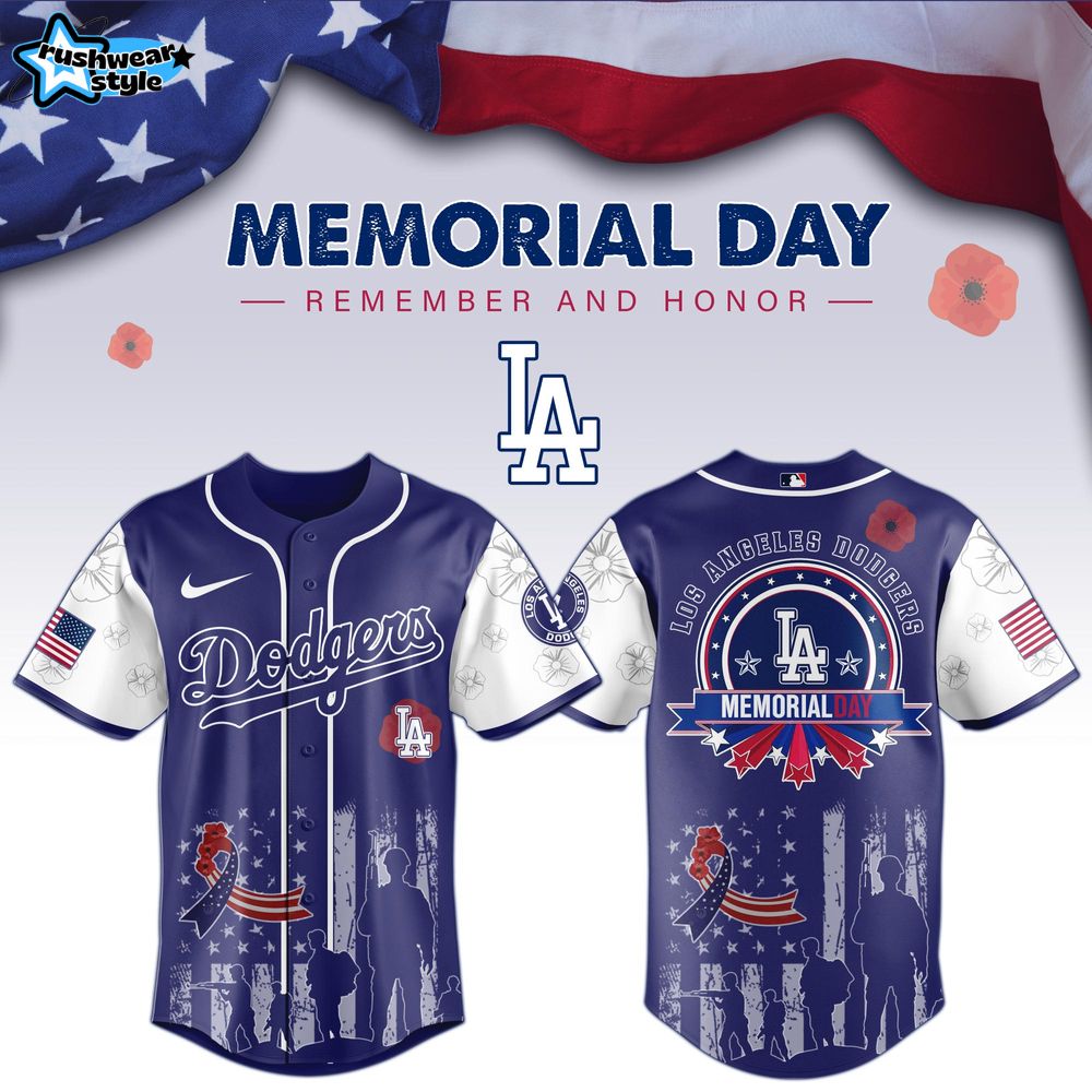 Los Angeles Dodgers x Memorial Day Game Night Jersey Los Angeles Dodgers x Memorial Day Game Night Jersey