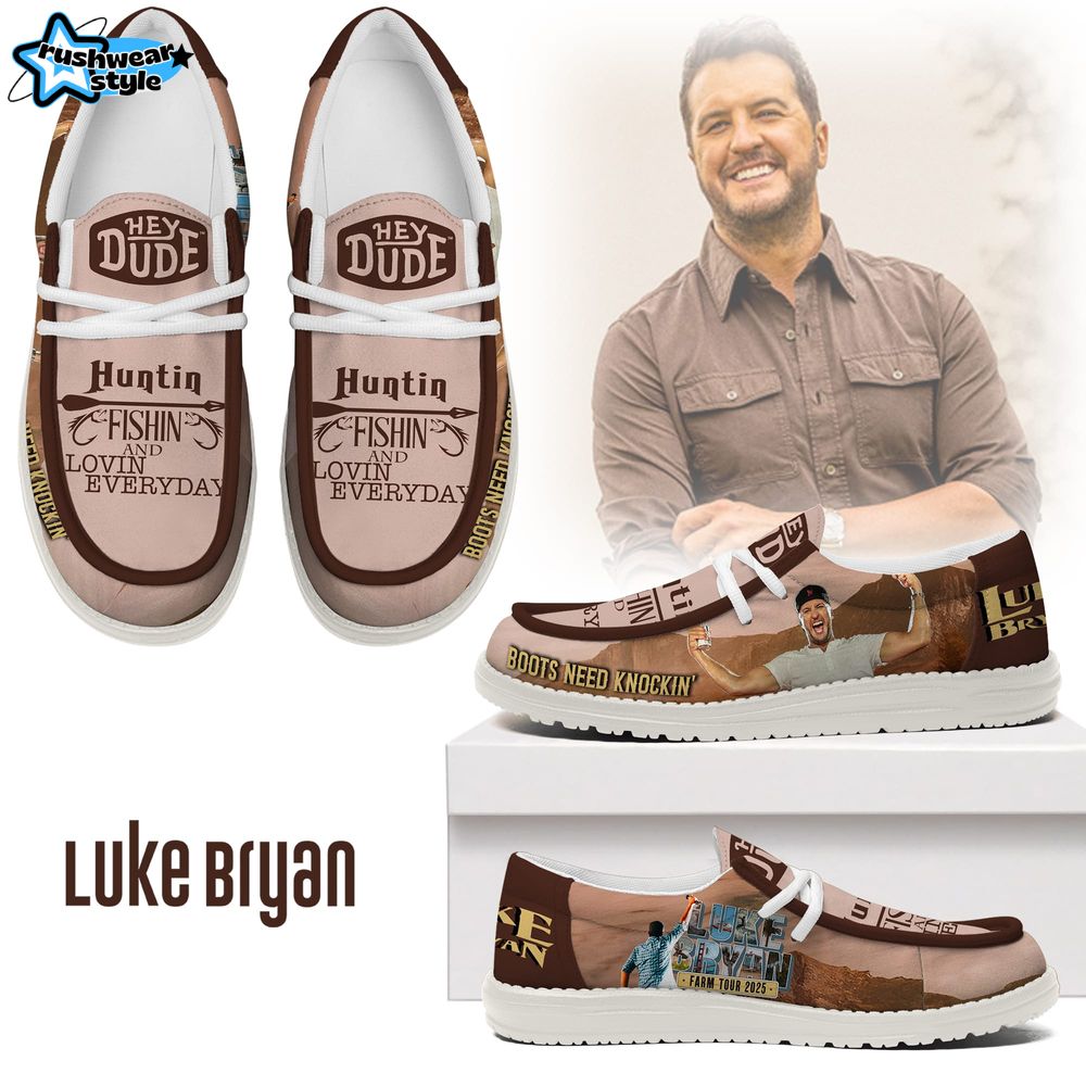 Luke Bryan "Hunting Fishing Loving Everyday" Loafer Shoes Luke Bryan "Hunting Fishing Loving Everyday" Loafer Shoes