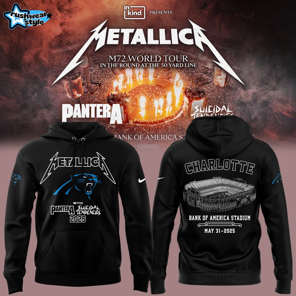 M72 World Tour x Carolina Panthers Black Hoodie 2025 Limited Edition M72 World Tour x Carolina Panthers Black Hoodie 2025 Limited Edition