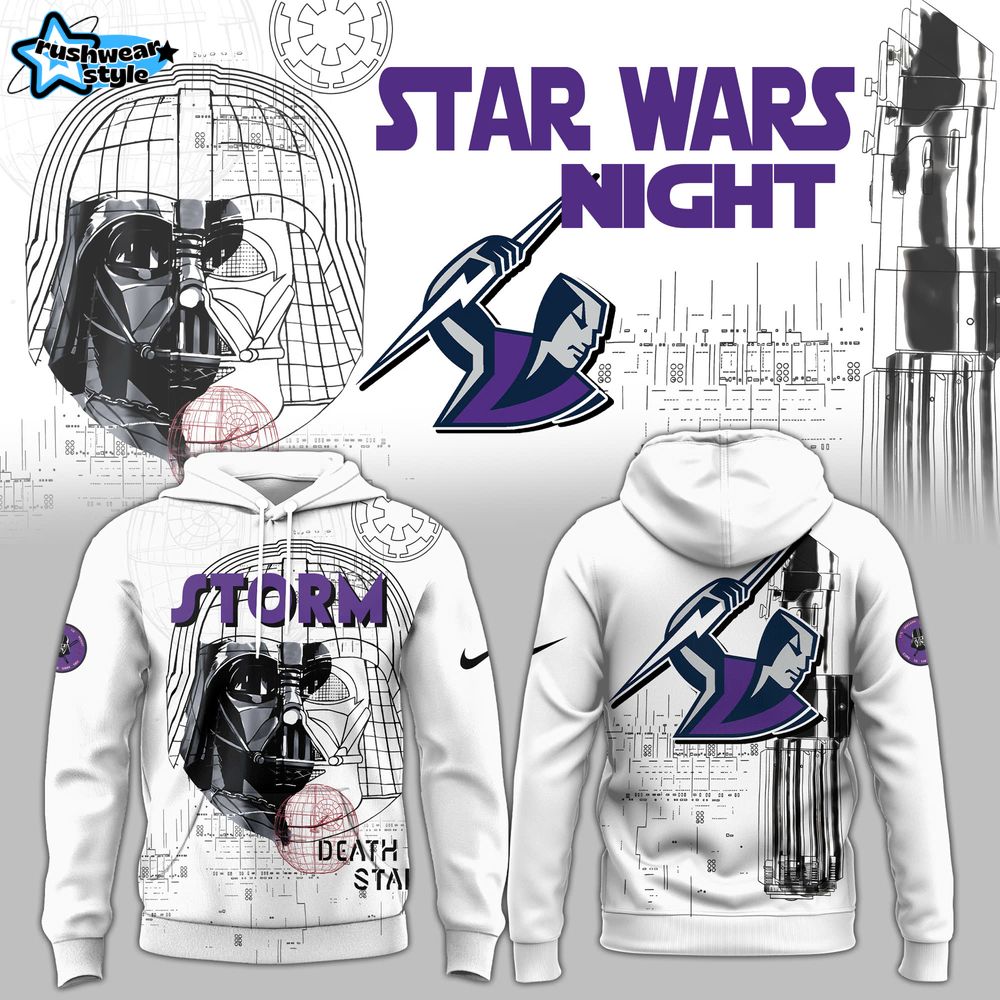 Melbourne Storm x Star Wars Death Limited Edition Hoodie Melbourne Storm x Star Wars Death Limited Edition Hoodie