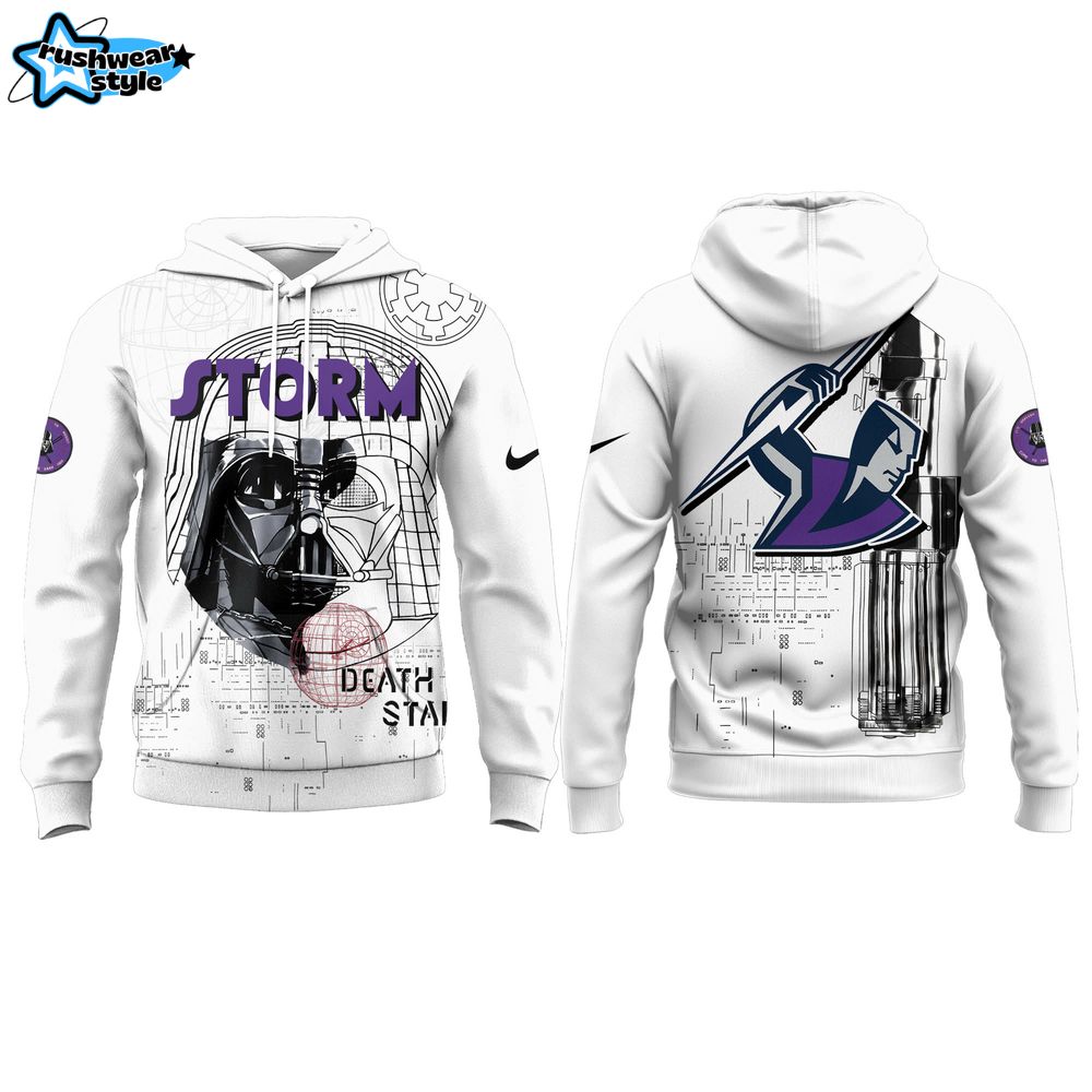 Melbourne Storm x Star Wars Death Limited Edition Hoodie Melbourne Storm x Star Wars Death Limited Edition Hoodie