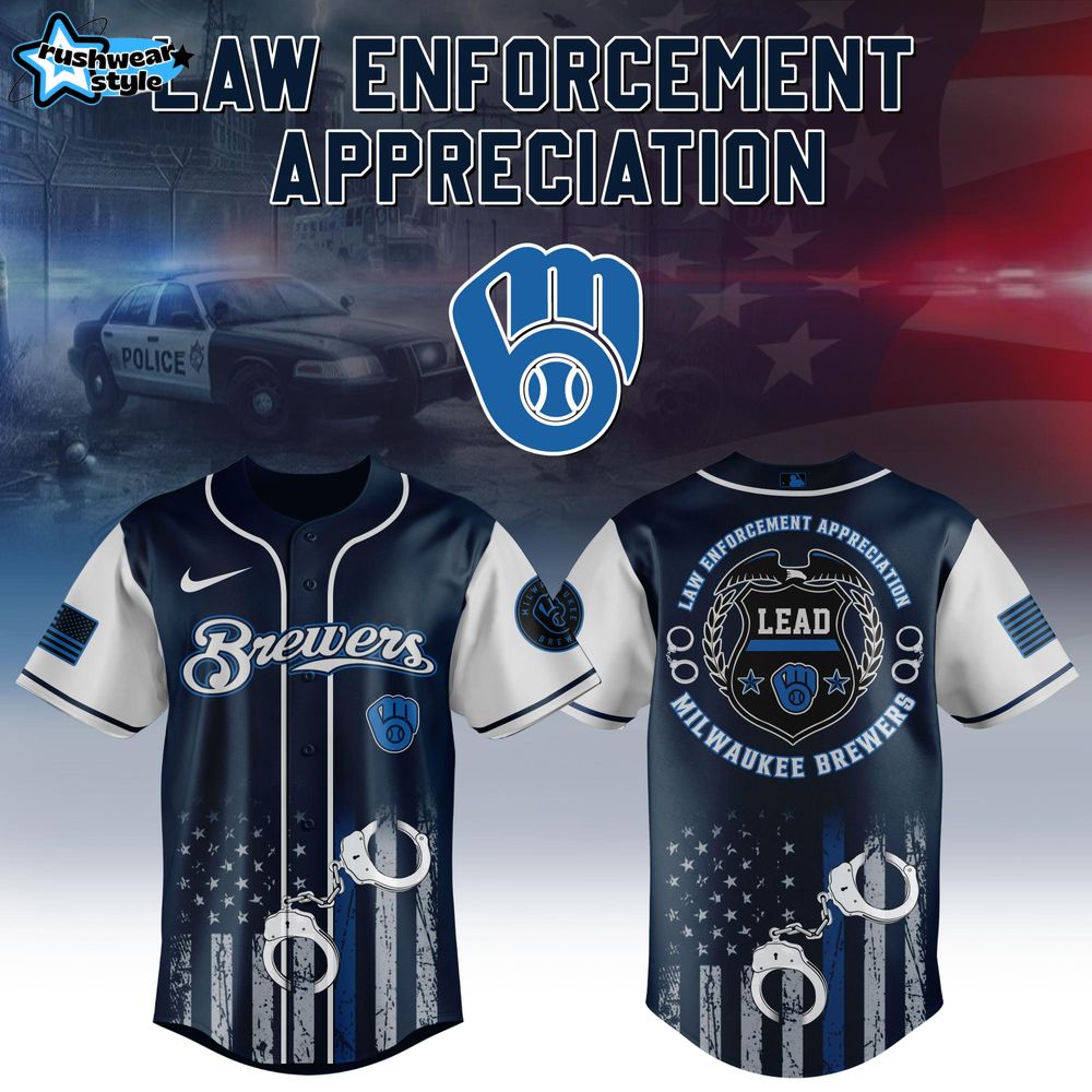 Milwaukee Brewers MLB x Law Enforcement Appreciation 2025 Jersey Milwaukee Brewers MLB x Law Enforcement Appreciation 2025 Jersey