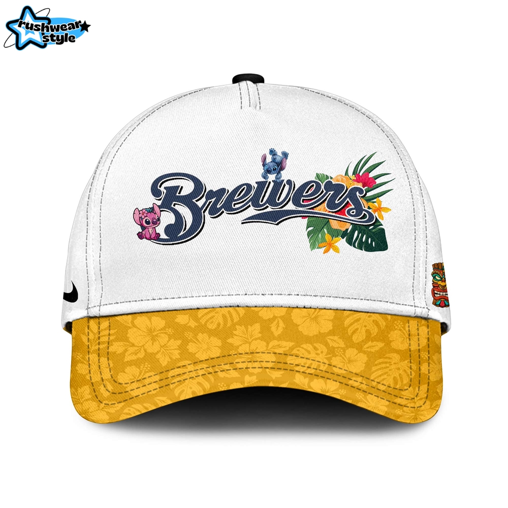 Milwaukee Brewers MLB x Lilo & Stitch Jersey Milwaukee Brewers MLB x Lilo & Stitch Jersey