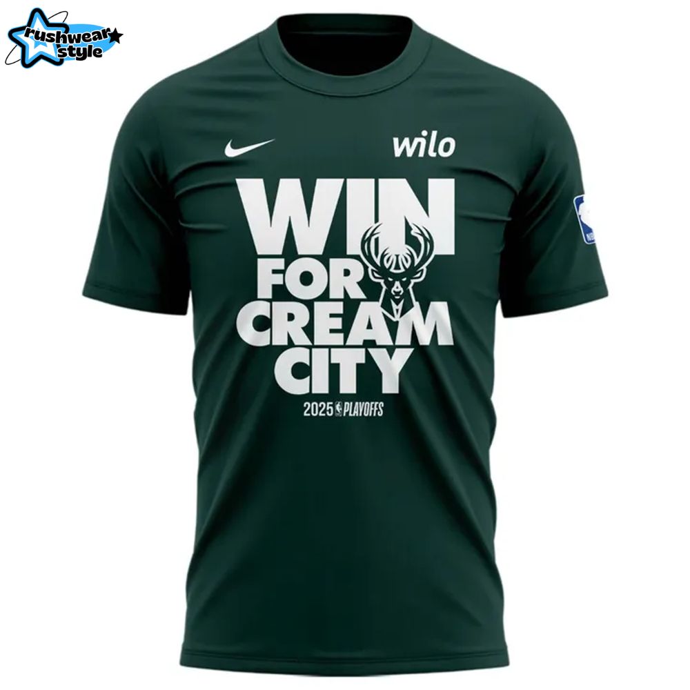 Milwaukee Bucks Win For Cream City Tee Milwaukee Bucks Win For Cream City Tee
