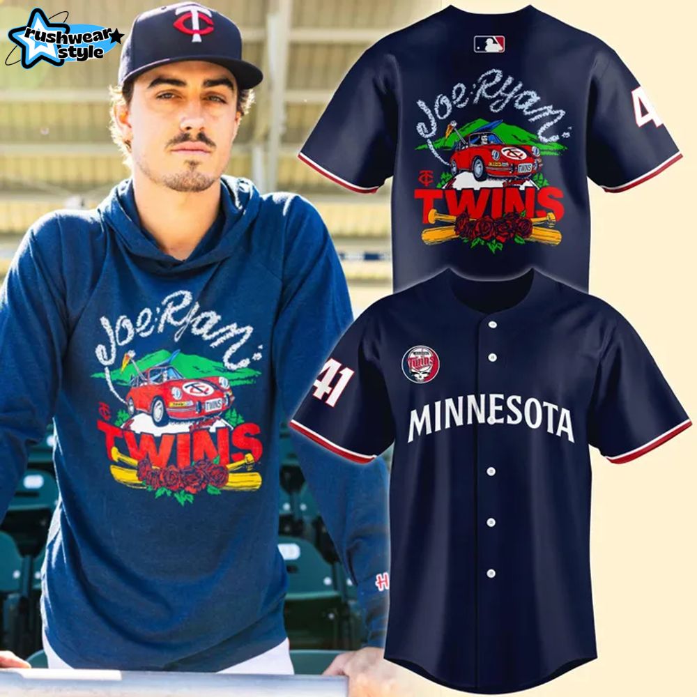 Minnesota Twins Joe Ryan x Homage x Grateful Dead Navy Jersey Minnesota Twins Joe Ryan x Homage x Grateful Dead Navy Jersey