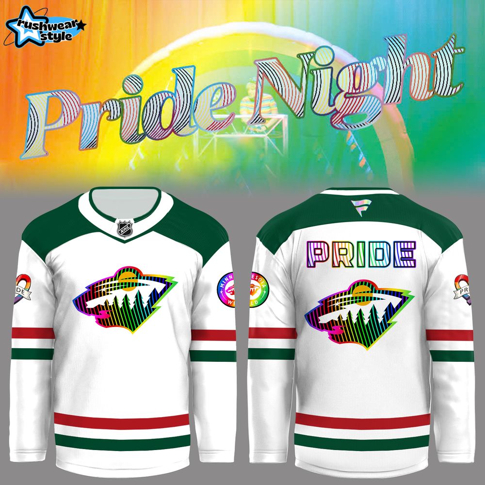 Minnesota Wild X Pride Night Special Edition Hockey Jersey Minnesota Wild X Pride Night Special Edition Hockey Jersey