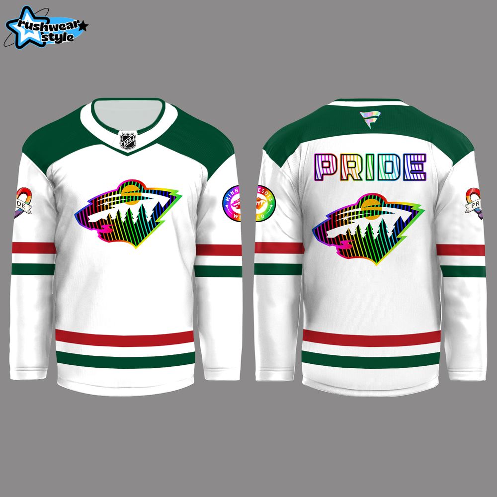 Minnesota Wild X Pride Night Special Edition Hockey Jersey Minnesota Wild X Pride Night Special Edition Hockey Jersey